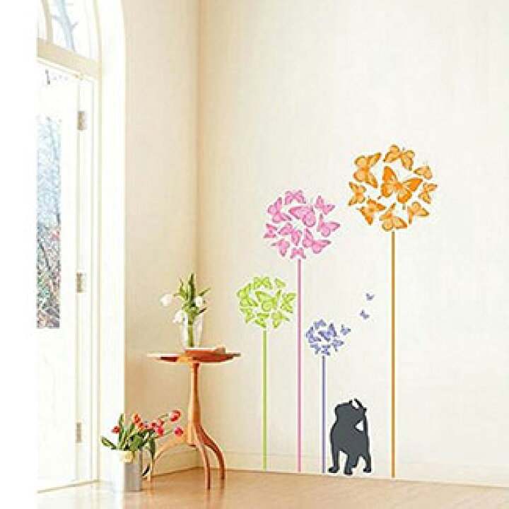 楽天市場 ウォールステッカー 猫 おしゃれ 木 花 北欧 蝶 トリックアート 貼ってはがせる Wall Sticker ステッカーシール 全11種 ネコ ねこ キャット 黒猫 子猫 かわいい ウォールシール 壁シール リメイクシート ベランダ 宅c Diyリフォームショップ ケイララ