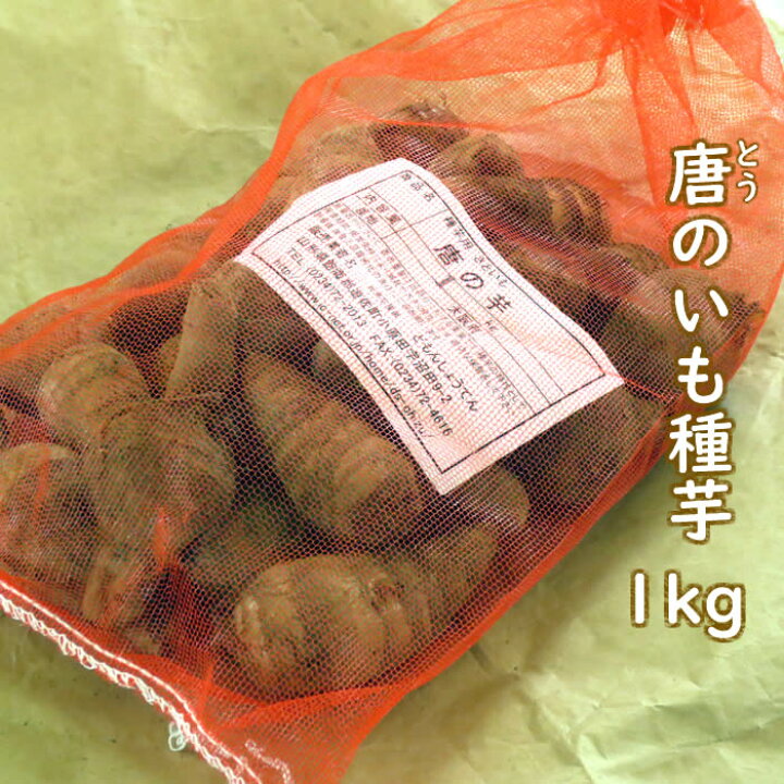 楽天市場】唐のいも種芋 1kg : 庄内米産直店 土門商店