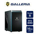 ゲーミングPC デスクトップPC 新品 パソコン ガレリア GALLERIA RM5R-R35 4500搭載 Ryzen 5 4500 RTX3050 SSD500GB メモリ16GB Windows 11 Home 14692-4558