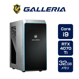 デスクトップPC GALLERIA ガレリア UA9C-R47T Core i9-14900KF RTX4070Ti 1TB SSD 2TB HDD 32GBメモリ Windows 11 Home 13087-4233