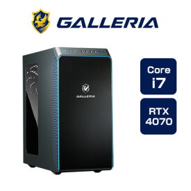 ゲーミングPC デスクトップPC 新品 パソコン GALLERIA ガレリア XA7C-R47 Core i7-14700F RTX4070 Windows 11 Home