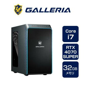ゲーミングPC デスクトップPC 新品 パソコン GALLERIA ガレリア XA7C-R47S Core i7-14700F RTX4070SUPER 1TB SSD 32GBメモリ Windows 11 Home 13854-4716