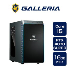 ゲーミングPC デスクトップPC 新品 パソコン GALLERIA ガレリア RM5C-R47S Core i5-14400F RTX4070SUPER 500GB SSD 16GBメモリ Windows 11 Home 13860-4716