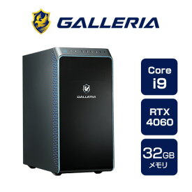 クリエイターPC デスクトップPC GALLERIA ガレリア UA9C-R46-C 音楽制作向けモデル Core i9-14900KF RTX4060 2TB SSD 32GBメモリ Windows 11 Home 14166-4215