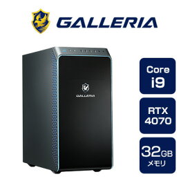 クリエイターPC デスクトップPC GALLERIA ガレリア UA9C-R47-C Adobe Creative Cloud推奨スペックモデル Core i9-14900KF RTX4070 2TB SSD 32GBメモリ Windows 11 Home 14181-4235