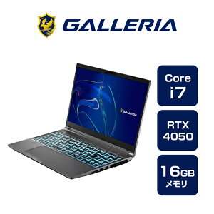 NGC^[m[gPC Vi p\R KA GALLERIA RL7C-R45-C5N Core i7-13620H RTX4050 SSD1TB 16GB 15.6WQHD Windows 11 Home 15890-3348