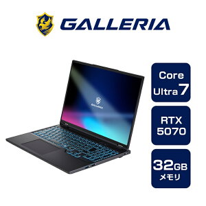 Q[~Om[gPC Vi p\R KA GALLERIA ZL7C-R57-6A Core Ultra 7 255HX RTX5070 SSD1TB 32GB 16WQXGA Windows 11 Home 19336-3479