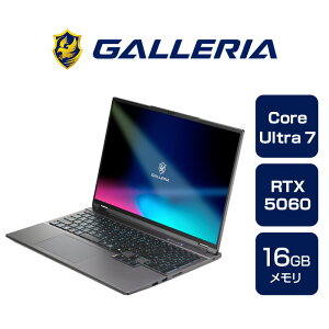 Q[~Om[gPC Vi p\R KA GALLERIA XL7C-R56-6A Core Ultra 7 255HX RTX5060 SSD1TB 16GB 16WQXGA Windows 11 Home 20442-3824