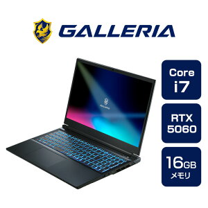 Q[~Om[gPC Vi p\R KA GALLERIA RL7C-R56-5N Core i7-14650HX RTX5060 SSD500GB 16GB 15.6C` Windows 11 Home 20779-3414