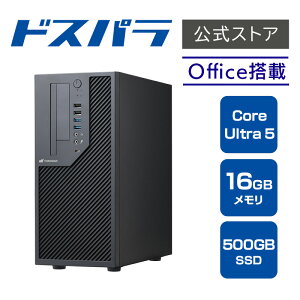 �f�X�N�g�b�v�p�\�R�� �V�i �p�\�R�� THIRDWAVE AM-C5AIGA-01B Core Ultra 5 225 SSD500GB ������16GB Windows 11 Home Office�t�� 23038-4293