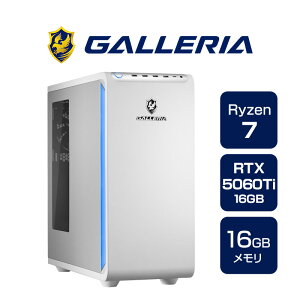 �f�X�N�g�b�v�p�\�R�� �K�����A GALLERIA XPR7A-R56T16G-WL Ryzen 7 7700���� Ryzen 7 7700 RTX5060Ti SSD1TB ������16GB Windows 11 Home 23504-4782