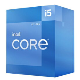 【国内正規品】INTEL インテル / Core i5 12400 BOX / 動作クロック周波数:2.5GHz / ソケット形状:LGA1700 / [Corei512400BOX] / 735858503020