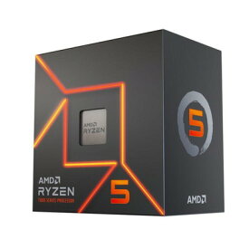 【国内正規品】AMD エーエムディー / Ryzen 5 7600 BOX / 動作クロック周波数:3.8GHz / ソケット形状:Socket AM5 / [Ryzen57600BOX] / 730143314572