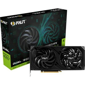 Palit(パリット) GeForce RTX 4060 Ti Dual 8GB / NE6406T019P1-1060D / グラフィックボード