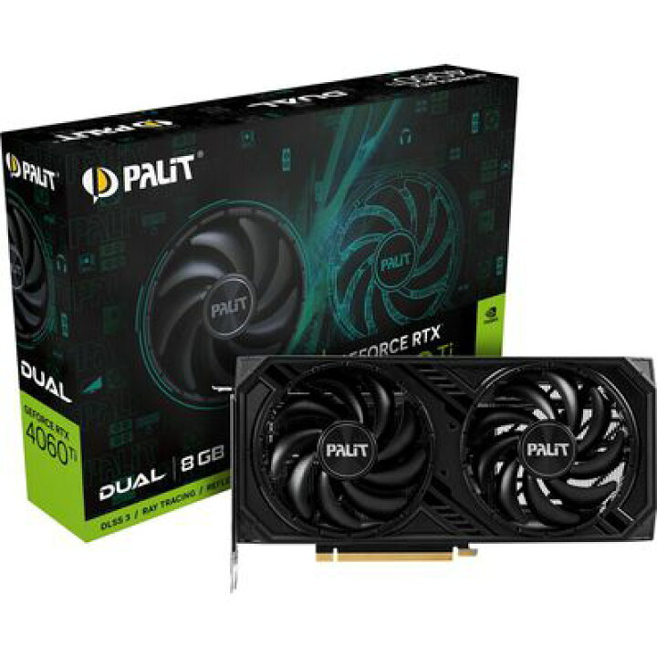 楽天市場】Palit(パリット) GeForce RTX 4060 Ti Dual 8GB 