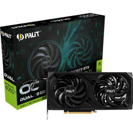 Palit(パリット) GeForce RTX 4060 Ti Dual OC 8GB / NE6406TT19P1-1060D / グラフィックボード