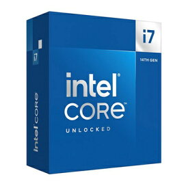 【国内正規品】INTEL インテル / Core i7 14700K BOX / 動作クロック周波数:3.4GHz / ソケット形状:LGA1700 / [Corei714700KBOX] / 735858546928