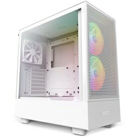 NZXT H5 Flow RGB CC-H51FW-R1 (ATX ガラス ホワイト)