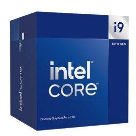 【国内正規品】INTEL インテル / Core i9 14900F BOX / 動作クロック周波数:2.0GHz / ソケット形状:LGA1700 / [Corei914900FBOX] / 735858547642