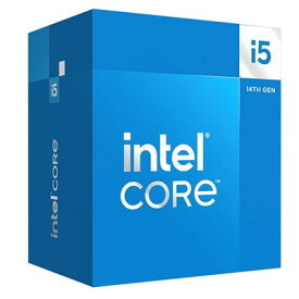 【国内正規品】INTEL インテル / Core i5 14400 BOX / 動作クロック周波数:2.5GHz / ソケット形状:LGA1700 / [Corei514400BOX] / 735858547574