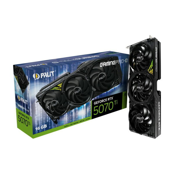 Palit(パリット)  GeForce RTX 5070 Ti GamingPro-S 1 / NE7507T019T2 / グラフィックボード