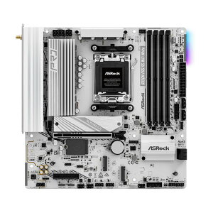 ASRock B850M Pro RS WiFi White (B850 AM5 MicroATX) �h�X�p�����胂�f��