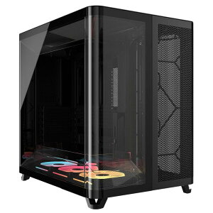 Corsair AIR 5400 LX-R iCUE LINK Tempered Glass Black CC-9011320-WW (E-ATX �K���X �u���b�N)