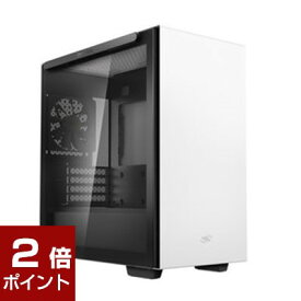 【ポイント2倍★6月11日1時59分まで】DEEPCOOL ディープクール / MACUBE 110 WH / M-ATX ガラス 電源無 白 / 対応マザーボード:Micro ATX / [MACUBE110WH] / 6933412714392 / PCケース