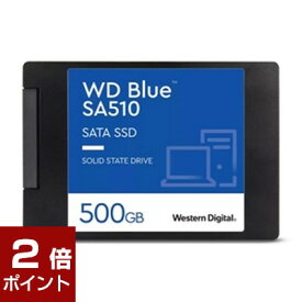 【ポイント2倍★6月11日1時59分まで】Western Digital WD Blue SA510 WDS500G3B0A (500GB)