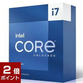 【4/25限定！2人に1人抽選で最大100%ポイントバック(要エントリー)】【ポイント2倍】Intel Core i7 13700KF BOX