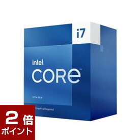 【ポイント2倍★4月27日9時59分まで】【国内正規品】INTEL インテル / Core i7 13700F BOX / 動作クロック周波数:2.1GHz / ソケット形状:LGA1700 / [Corei713700FBOX] / 735858528276