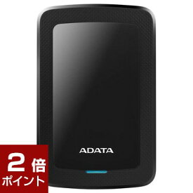 【ポイント2倍★6月11日1時59分まで】ADATA AHV300-2TU31-CBK-DP (USB3.2 ポータブルHDD 2TB) ドスパラ限定モデル
