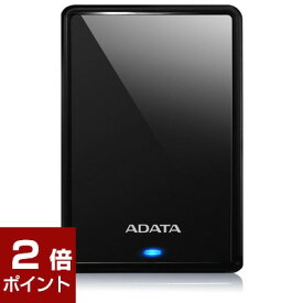 【ポイント2倍★6月11日1時59分まで】ADATA AHV620S-1TU31-CBK-DP (USB3.2 ポータブルHDD 1TB) ドスパラ限定モデル