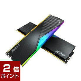 【ポイント2倍★4月27日9時59分まで】ADATA AX5U6000C3016G-DCLARBK-DP (DDR5 PC5-48000 16GB 2枚組) ドスパラ限定モデル