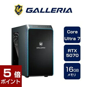 fXNgbvp\R KA GALLERIA RM7C-R57 Intel Core Ultra Core Ultra 7 265F RTX5070 SSD500GB 16GB Windows 11 Home 17683-4989
