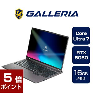 Q[~Om[gPC Vi p\R KA GALLERIA XL7C-R56-6A Core Ultra 7 255HX RTX5060 SSD1TB 16GB 16WQXGA Windows 11 Home 20442-3839