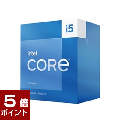 INTEL インテル   Core i5 13400F BOX   動作クロック周波数:2.5GHz   ソケット形状:LGA1700   [Corei513400FBOX]   735858528337