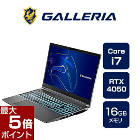 【ポイント最大5倍★6月11日1時59分まで】クリエイターノートPC 新品 パソコン GALLERIA ガレリア RL7C-R45-C5N Core i7-13620H RTX4050 1TB SSD 16GBメモリ 15.6WQHD Windows 11 Home 14625-3244