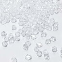 ビーズクラブ アクリルビーズ クリア ダイヤカット 8mm 100個 プラスチックビーズ ソロバン型 そろばん型 多面カット 手芸 ハンドメイド パーツ