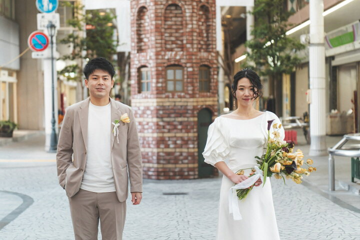 楽天市場 ウェディングドレス 前撮りドレス 二次会ドレス フォトウエディング パフスリーブ 二次会 花嫁 スレンダードレス 後撮り ウエディングドレス 披露宴 シンプル コンパクト 5号 7号 9号 11号 13号 格安 安い Dress Chocolat