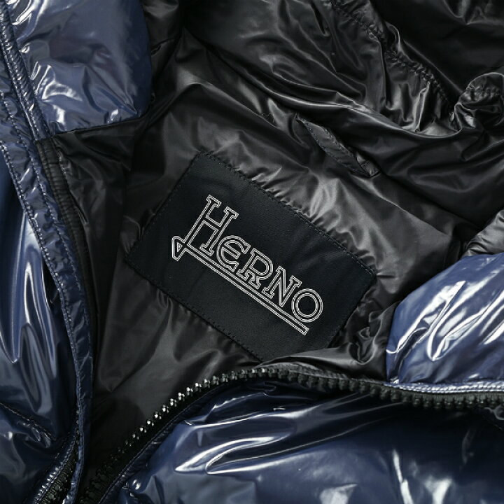 楽天市場】HERNO ヘルノ グロッシーコーティング フーデッドダウン 