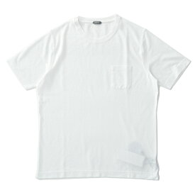 ZANONE ザノーネ 812598-Z0380 アイスコットン ポケット Tシャツ WHITE