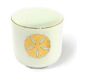 【大念仏 湯呑み】【五つイチョウ 茶湯器 お茶 大念仏湯呑 】【口径5センチ】【仏具 湯呑み 紋入り湯呑】湯呑 五つイチョウ 湯呑1.6寸