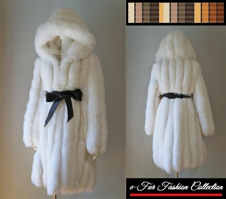 楽天市場】リッチ感満載のフォックスファーコート レディース 毛皮  