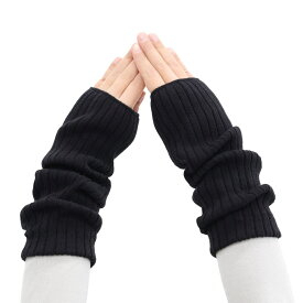 リブアームウォーマー 指穴なし レディース リブ編み 日本製 アームウォーマー ウォームアームカバー 指なし 手首ウォーマー おしゃれ 腕を温める グッズ アームカバー レッグウォーマー 暖かい リブ 可愛い 軽い アームウオーマー
