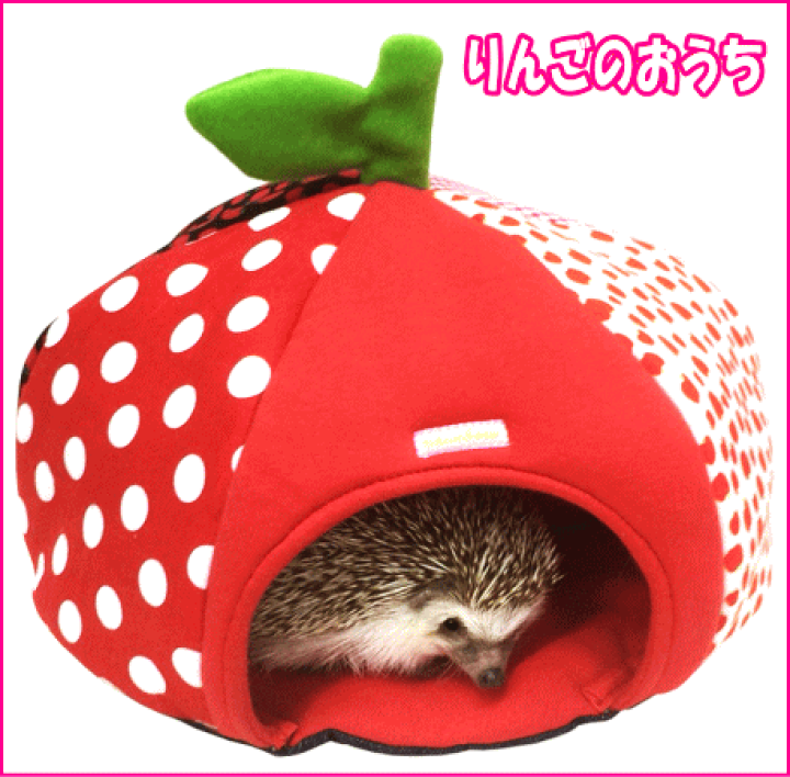 楽天市場】小動物用ハウス りんごのおうち [レインボー] : e-ペット屋さん