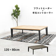 こたつ テーブル 120cm 長方形 デザイン 北欧 こたつテーブル 大きめ フラットヒーター コタツ 炬燵 シン…
