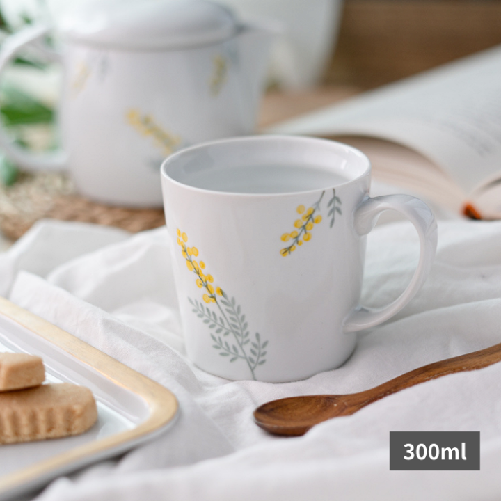 楽天市場】波佐見焼 マグカップ 目盛付き 和ミモザ 日本製 コーヒー