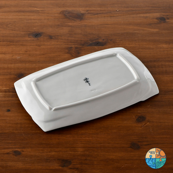 楽天市場】波佐見焼 長角皿 ハーフライン 福峰陶苑 焼皿 スクエア