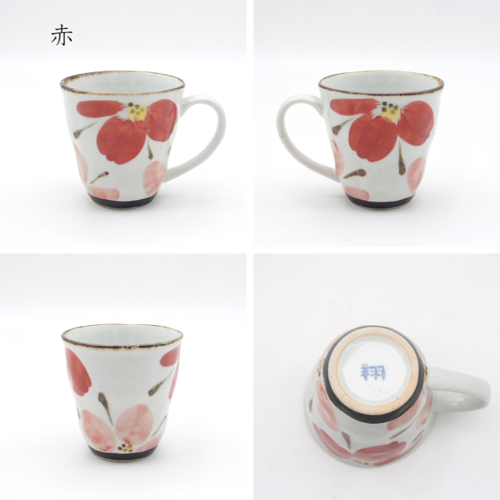 高脚陶器カップ 花柄 チェコスロバキア製 ビクトリア 薔薇 花柄 コーヒーカップ ソーサー